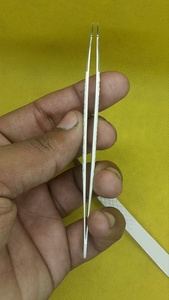 ชุดแหนบต่อขนตา2ชิ้น,แหนบ45องศาแหนบขนตาเพิ่มวอลลุ่มสีครีม - Product Image 3