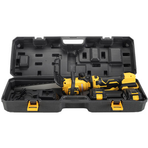 Scie à chaîne sans balais à batterie extensible pour l'extérieur, petite scie à main pour la coupe de bois, outil électrique de débardage - Product Image 4