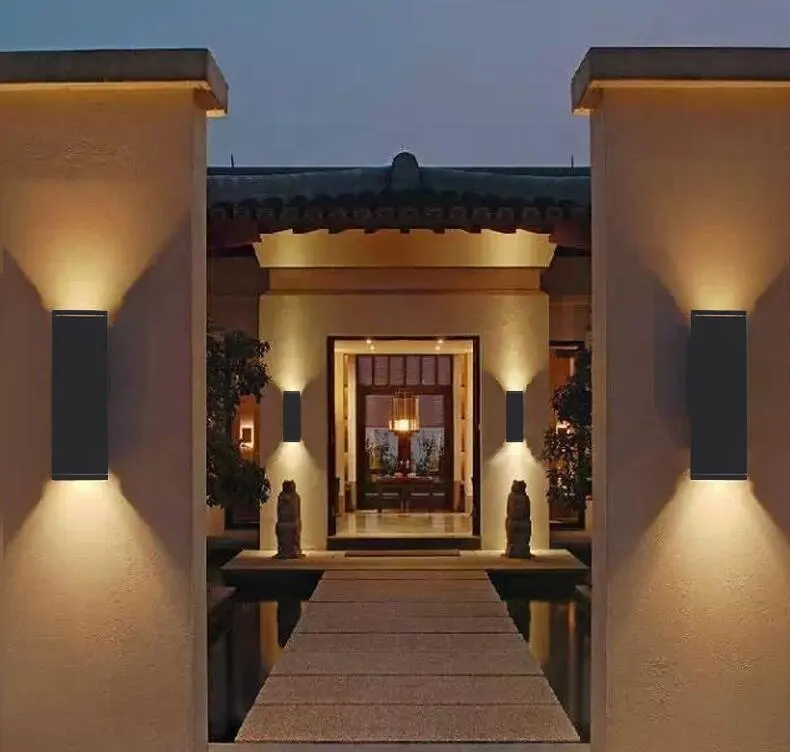 PW1704 good quality ningbo factory indoor outdoor led up and down wall light modern led wall mounted lamp light