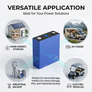 Cellule de batterie LiFePO4 rechargeable EV Grade A+ 3.2V 280Ah EV E LF280K, cellule de batterie LiFePO4 assortie, en stock, sans taxes, DDP - Product Image 6