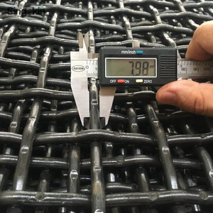 Maille de fil métallique ondulée en acier à haute teneur en carbone 65Mn, diamètre de fil 6mm 8mm 9mm, pour renforcement de carrières minières et filtration - Product Image 5