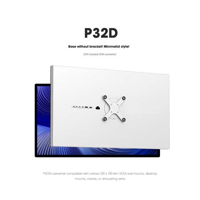 Kuycon 32 INCH Display 3284*2160 4K 5K Resolution 144HZ 165HZ Refresh LCD Monitors Gaming PC Desktop Monitor