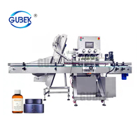 Machine entièrement automatique de levage de couvercles et de fixation de bouchons pour scellage et verrouillage continus