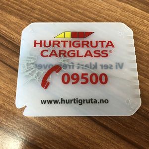 <b>Square</b> Plastic Ice Scraper Portable Defrosting <b>Tool</b> With Custom Logo Printing Option From Ningbo Factory - Product Image 3