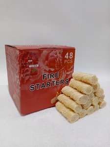 Hot Selling Customizable Outdoor Camping Bonfire Igniter Natural Wood Wool Firelighter <strong>Firestarter</strong> Covers Outdoor Kitchen <strong>BBQ</strong> - Product Image 3