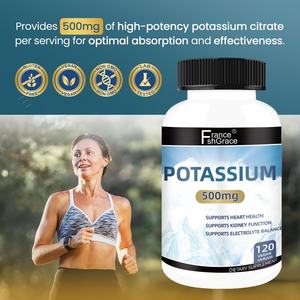 Suplemento de Potasio con Etiqueta Personalizada, Apoyo a la Salud Inmunológica para Adultos, 120 Cápsulas, Extractos Vegetales de Potasio - Product Image 3