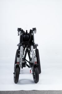 <span class=keywords><strong>Fauteuil</strong></span> roulant électrique pliable compact pour personnes âgées avec siège confortable, double moteur et batterie longue durée - Product Image 3
