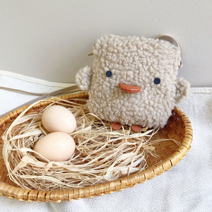 Otoño e Invierno 2025 nuevos niños de felpa lindo pollito bandolera bebé Lindo bolso para jardín de infantes - Product Image 2