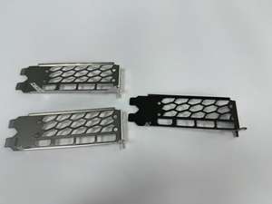 حامل وحدة معالجة الرسومات المعدني ثلاثي الواجهات مع غطاء منخفض الارتفاع لفتحة PCIe مع منافذ VGA + DVI + DP لأجهزة الكمبيوتر المكتبية الصغيرة ونظام المسرح المنزلي - Product Image 2