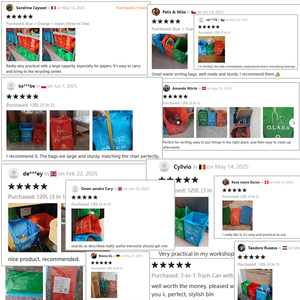 Gallon Nhự<span class=keywords><strong>a</strong></span> Giặt Giỏ Thùng Rác Có Thể Thùng Rác Chất Thải Bin Thùng Rác Có Thể Đứng 40L Công Suất Ngoài Trời Lưu Trữ Xô Cho Nhà Sử Dụng - Product Image 4