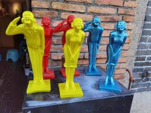 Mini plâtre de l'<span class=keywords><strong>avatar</strong></span>, Sculpture style littéraire internationale, décoration artistique, diy, pour la maison - Product Image 6