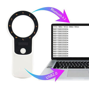 Lecteur de puces pour animaux Bluetooth 1024 Store avec reconnaissance d'identification, batterie au lithium 3,7 V, 134,2 KHZ, lecteur de puces pour porcs, moutons, vaches - Product Image 4