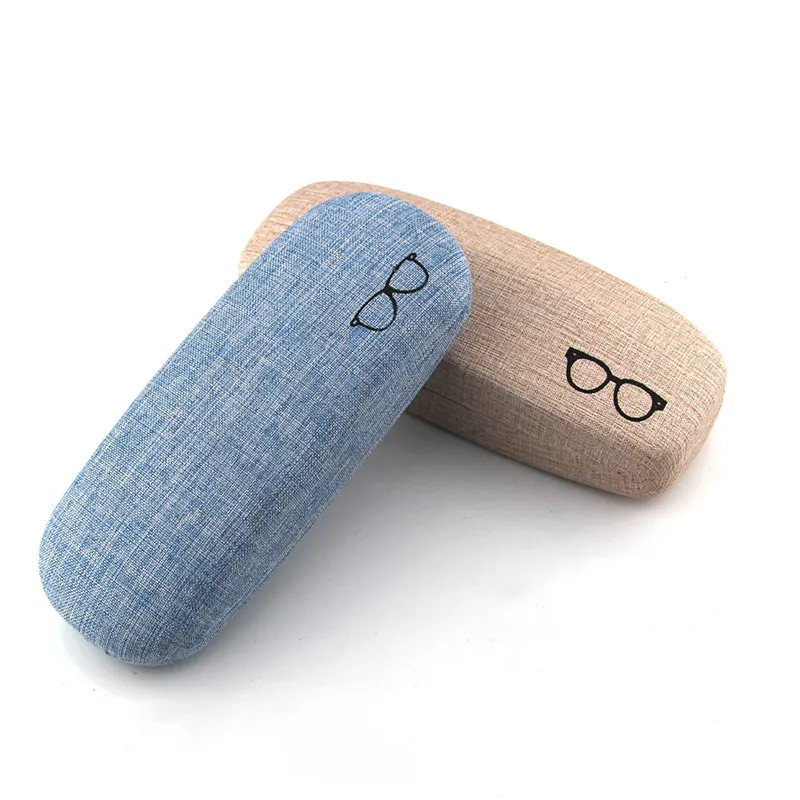 Özel el yapımı gözlük kılıfları ambalaj renkli kumaş gözlük paketi yuvarlak gözlük ambalaj kutusu