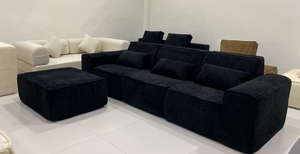 Modüler Kadife Yer Sofası, Oturma Odası ve Okul Kullanımı için Dönüştürülebilir Bölmeli Kanepe, Çok Fonksiyonlu Oturma Çözümü - Product Image 5