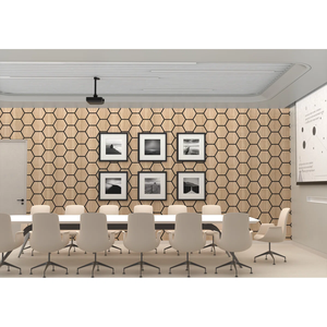 Lames murales acoustiques décoratives écologiques insonorisantes en fibre de polyester hexagonales modernes personnalisées NAYA CWS <span class=keywords><strong>Pro</strong></span>-02 29dB - Product Image 6