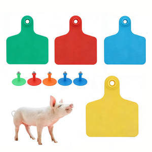 HED-ET113  Étiquettes d'oreille personnalisées pour <span class=keywords><strong>animaux</strong></span>, étiquettes d'oreille pour porcs, étiquettes d'oreille numérotées pour bétail avec impression personnalisée gratuite - Product Image 1