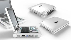 PW 기능과 고화질과 우수한 흑백 노트북 초음파 기계 - Product Image 2