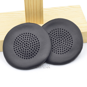 Defean-almohadillas para las orejas de cuero, <span class=keywords><strong>75</strong></span>, negras, de repuesto, para Jabra <span class=keywords><strong>evolve</strong></span> <span class=keywords><strong>75</strong></span> + auriculares - Product Image 1