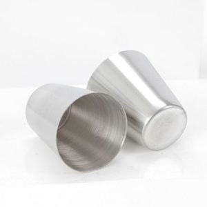 Gobelets à shot en acier inoxydable de 1 oz, verres à shot en métal pour le camping, les voyages, le café, le thé, le whisky, les spiritueux, les articles de bar, cadeau - Product Image 2