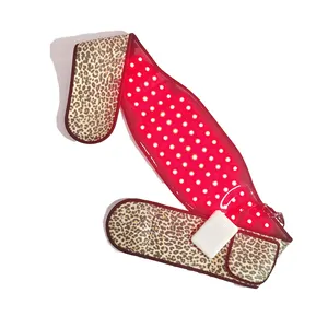 Leopard Print Factory Price Slimming Machine New Dual Wavelength Red Light Led Infrared Strip Therapy Pad Belt for Weight Loss