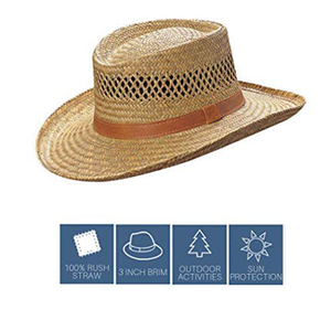 Chapeau d'extérieur pour femmes et hommes unisexe pour le printemps et <span class=keywords><strong>l</strong></span>'été, chapeau <span class=keywords><strong>de</strong></span> paille respirant pour la plage Fedora - Product Image 5