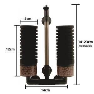 Filtro bio-esponja substituível para aquário pequeno, nano ou tanque de criação, com filtro de cerâmica, fácil de montar e limpar - Product Image 1