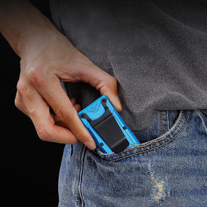 Siyah pembe mavi yeşil renk 18mm 25mm kutu kesici geri çekilebilir yerçekimi Edc Mini katlanabilir bıçak programı EMHTiii katlanır bıçak - Product Image 3