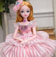 Poupée Mannequin Réaliste en Plastique 60 cm, Cheveux Personnalisables, Ensemble de Jeu d'Imitation avec Musique, Cadeau d'Anniversaire pour Enfants
