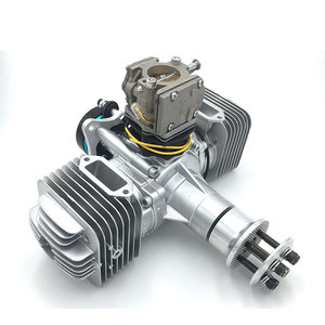 Dle 170 170cc Twin gas động cơ với đánh lửa điện tử và mufflers - Product Image 4