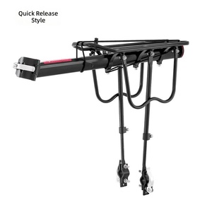 Porte-vélos extérieur à démontage rapide en alliage d'aluminium, porte-bagages arrière avec capacité de charge de 150 kg, accessoires de cyclisme durables - Product Image 6