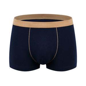 Bóxer de algodón sólido para hombre, ropa interior cómoda y transpirable, personalizada, superelástica - Product Image 3