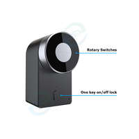 U009 Smart Steel Door TTLock App BLE Control Euro Profile Thumb Turn Knot-Déverrouille sans changer le cylindre de serrure
