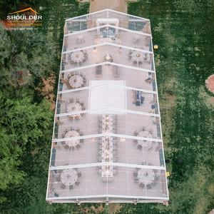 Роскошная прозрачная наружная Свадебная палатка с прозрачным размахом из ПВХ, большие палатки для мероприятий, палатки для наружных вечеринок - Product Image 5