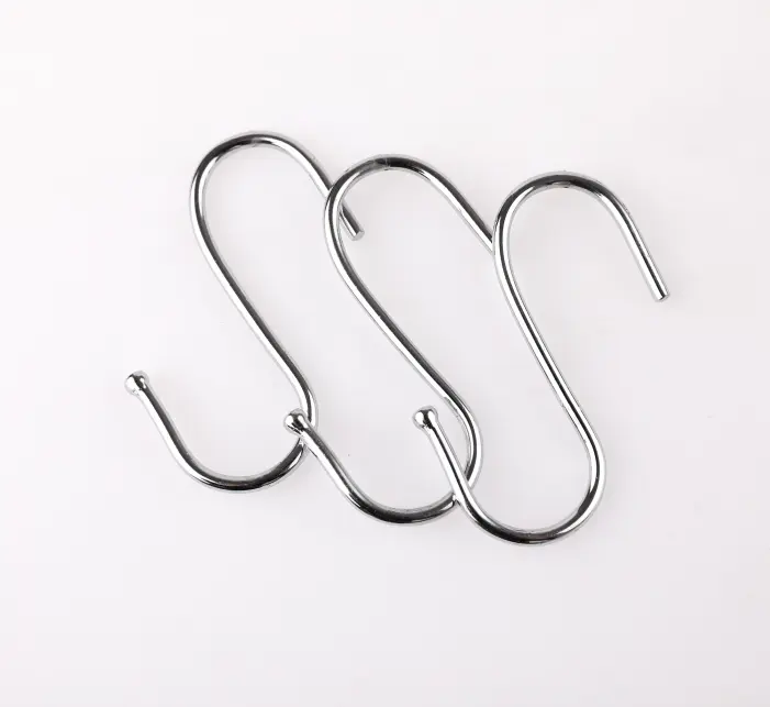 high quality supermarket promotion stainless steel S hook for display product