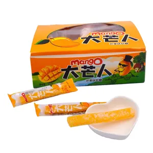 Heerlijke Geel Halal Gecertificeerd Kosher Mango Smaak Zachte Gummy Gelei Snoep