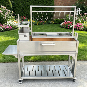 <span class=keywords><strong>Barbecue</strong></span> au <span class=keywords><strong>charbon</strong></span> de bois Santa Maria pour l'extérieur, kit de qualité professionnelle - Product Image 1