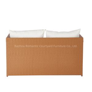 Istiflenebilir hint kamışı bahçe mobilyaları Set kanepe sandalyeler masa kış bahçesi açık veranda hasır sandalye - Product Image 5