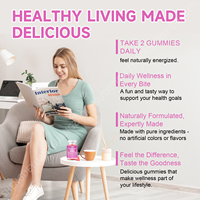 Compléments alimentaires pour cheveux, peau et ongles pour adultes, gommes à mâcher, biotine, collagène, vitamines, sans gluten, naturels, pour des cheveux sains, une peau éclatante et des ongles forts