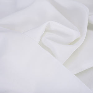 वेडिंग बैंक्वेट रेस्तरां आयोजनों के लिए लक्जरी 132 गोल सफेद टेबल क्लॉथ पॉलिएस्टर 120 इंच गोल मेज़पोश - Product Image 4