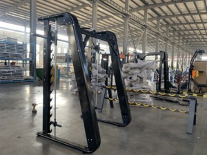 Macchina Multifunzionale per Allenamento Muscolare Completo, Attrezzatura da Palestra Commerciale, Tubo Standard <span class=keywords><strong>BS</strong></span> da 3,0 mm, Smith Machine - Product Image 3