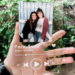Soporte de acrílico personalizado regalos románticos Diy acrílico música <span class=keywords><strong>Spotify</strong></span> placa personalizada <span class=keywords><strong>Spotify</strong></span> canción placa personalizada - Product Image 5