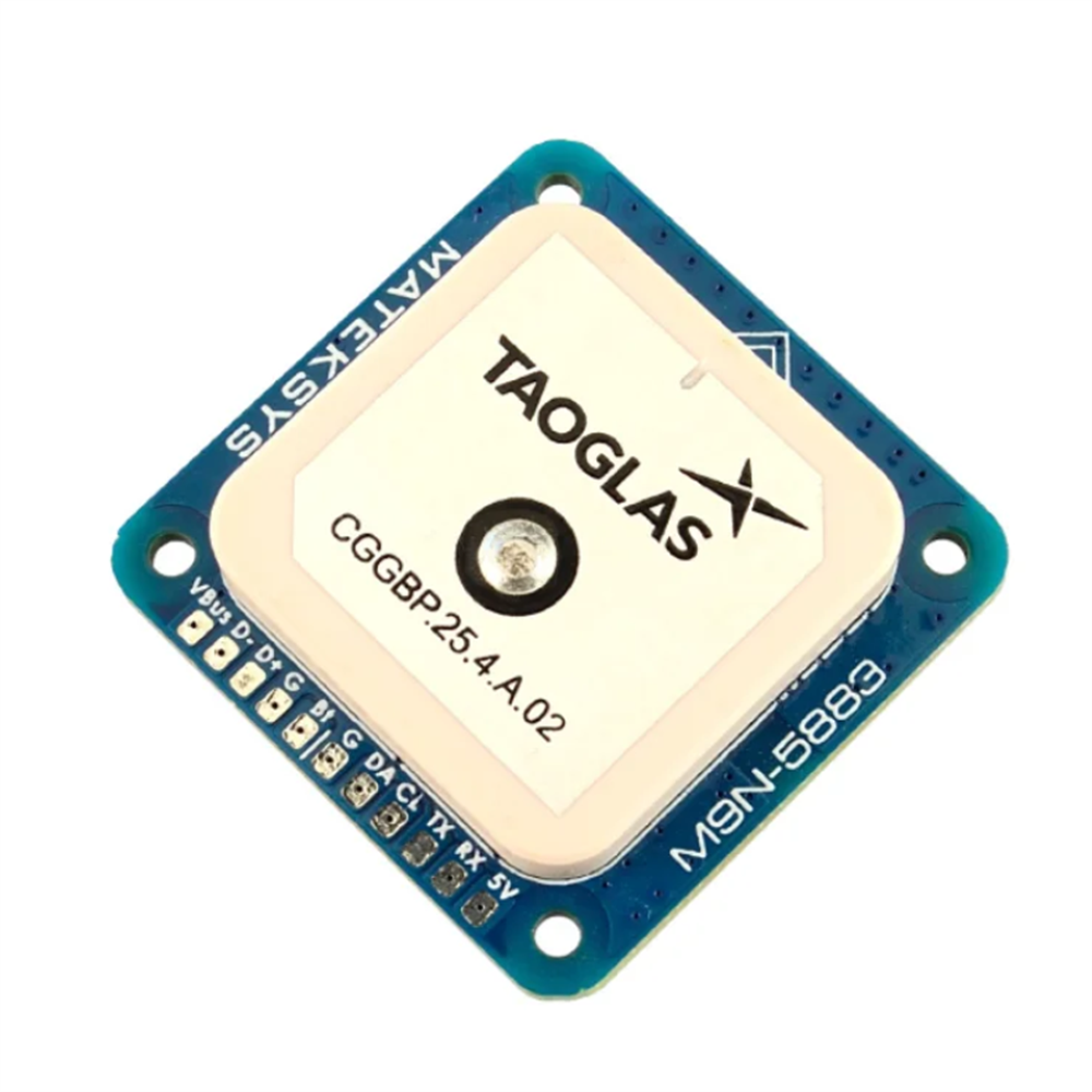 MATEK MATEKSYS GNSS M9N-5883 GPS для дрона/квадрокоптера/самолета с длинным звонком ZLD