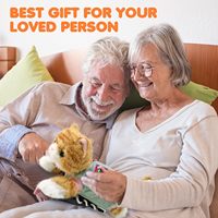 Couverture sensorielle réaliste pour chat pour adultes, personnes âgées, démence, autisme, produits éducatifs pour les patients atteints de démence avec Alzheimer