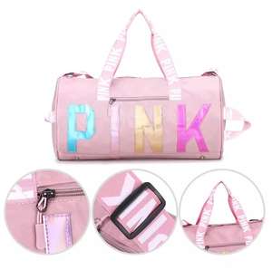 Travel Small Pink Duffel Sport-Sporttasche <span class=keywords><strong>Duffle</strong></span> Travelling Overnight Bags Verbringen Sie die Nacht-Reisetasche - Product Image 6
