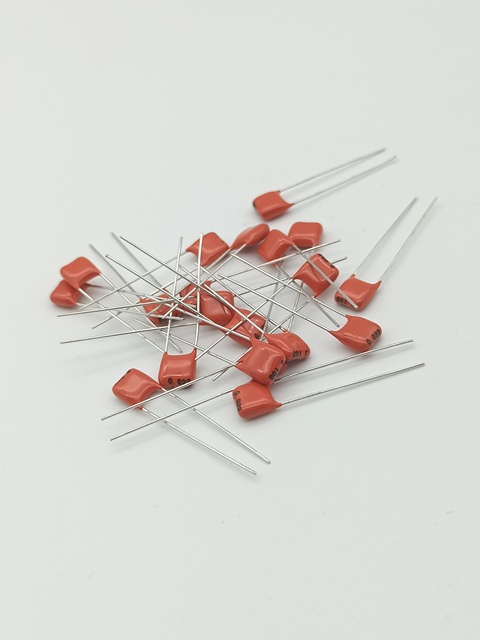 Distance 5MM Polypropylene Film Capacitor J K TYPE 103 104 123 153 223 333 473 563 683 100V Orange CBB Capacitor