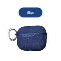 Casing Airpod Pro 2 3, sarung HP tekstur serat karbon Tipe bisnis untuk Airpod Pro 2 3