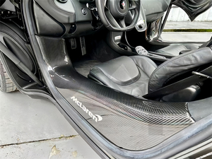 Pièces <span class=keywords><strong>d</strong></span>étachées automobiles Bandes <span class=keywords><strong>de</strong></span> <span class=keywords><strong>seuil</strong></span> <span class=keywords><strong>de</strong></span> <span class=keywords><strong>porte</strong></span> en fibre <span class=keywords><strong>de</strong></span> carbone sèche pour mclaren 540c 570s 570GT 650s 600lt 720s Pédale latérale <span class=keywords><strong>de</strong></span> voiture - Product Image 2