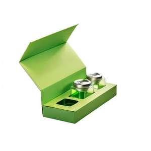 Papel de lujo Cartón Miel Tarro Botella Embalaje Personalizado Vacío Elegante Magnético Miel Caja de embalaje - Product Image 4