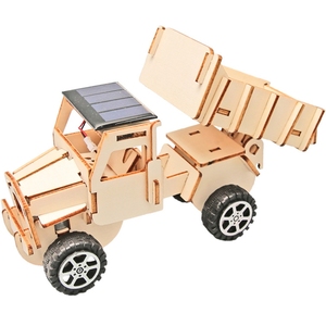 Kit de Ciencia de Energía Solar de Madera OKYN-G5548 para Niños, Proyectos Educativos STEM - Product Image 1