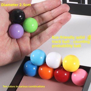 ลูกบอลพลาสติก ABS สีสันสดใส ขนาด 25 มม. ราคาประหยัด สำหรับเล่นเกมนับจำนวน ขนาด 2.5 ซม. สีแดง เหลือง น้ำเงิน เขียว ส้ม ชมพู ดำ ขาว - Product Image 4